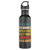 Ontspan de architect voor civiele ingenieurs en Waterfles (Voorkant)