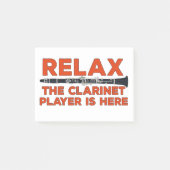Ontspan de Clarinet Player hier Post-it® Notes (Voorkant)