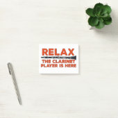 Ontspan de Clarinet Player hier Post-it® Notes (Kantoor)