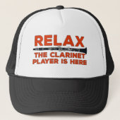 Ontspan de Clarinet Player hier Trucker Pet (Voorkant)