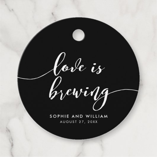 Ontspan de Liefde van het Manuscript de Aangepaste Bedankjes Labels (Voorkant)