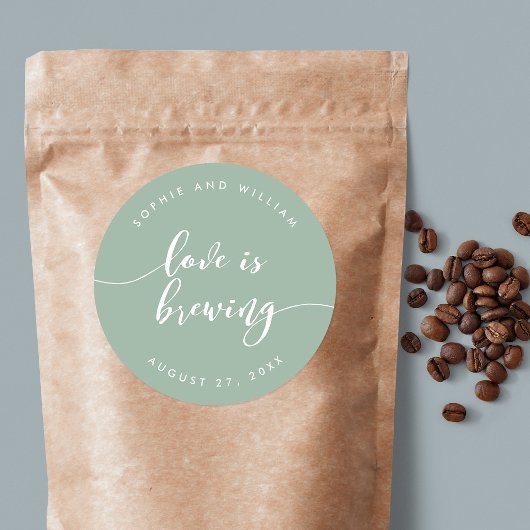 Ontspan de Liefde van het Manuscript de Aangepaste Ronde Sticker