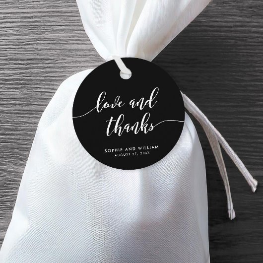 Ontspan de Liefde van het Manuscript en de Aangepa Bedankjes Labels