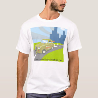 Ontspan de rattenrace terwijl je kunt t-shirt
