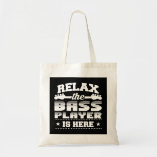 Ontspan de rol van de bass hier grappig is. tote bag