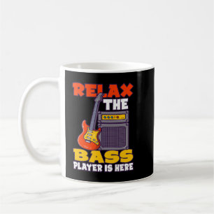 Ontspan de Speler van de Bass hier Guitar 68 is Koffiemok
