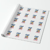 Ontspan de Vierde Patriottische Eend T-Shirt Ontwe Cadeaupapier (Uitgerold)