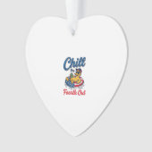 Ontspan de Vierde Patriottische Eend T-Shirt Ontwe Ornament (voorkant)