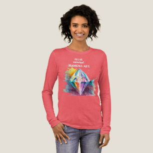 Ontspan diamant kunst Tri-Blend shirt