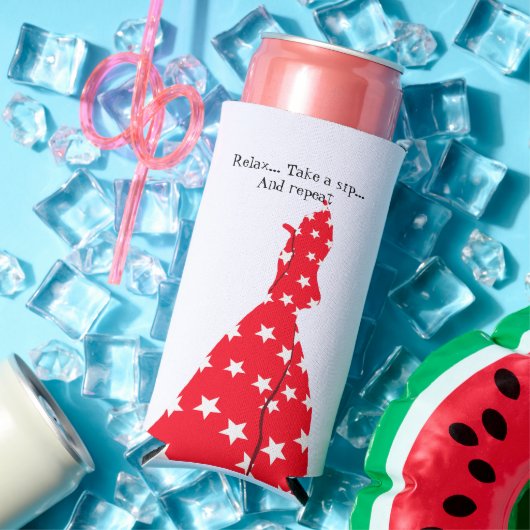 Ontspan Drink Herhaal Seltzer Blikjeskoeler (Insitu Zomer)