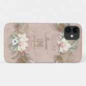 Ontspan Droom Liefde Tropisch Blush Roze Orchidee Case-Mate iPhone Case (Achterkant (horizontaal))