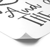 Ontspan en accepteer de Crazy Poster (Hoek)