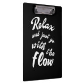 Ontspan en ga gewoon door met de stroom klembord (Rechts)