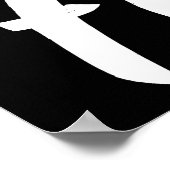 Ontspan en ga gewoon door met de stroom poster (Hoek)