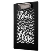 Ontspan en ga gewoon met de stroom, de golfversie klembord (Links)