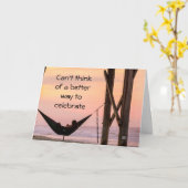 ** ONTSPAN EN GENIET VAN JE VERJAARDAG** KAART (Gele Bloem)