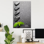 Ontspan en geniet van uw verblijf poster (Thuiskantoor)