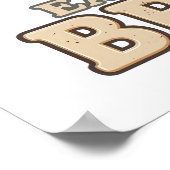 Ontspan en Koel Man Slogan Poster (Hoek)