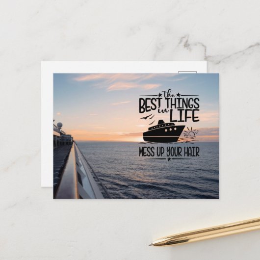 Ontspan en laat los briefkaart (Voorkant / Achterkant in situ)