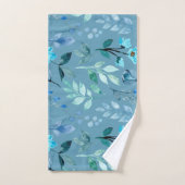 Ontspan en ontwind Blauwgroen ontwerper Pattered Bad Handdoek (Handdoek)