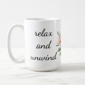 Ontspan en ontwind Floral Koffiemok (Links)