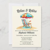 Ontspan en pensioneer Tropical Cocktail Beach Chai Kaart (Voorkant)