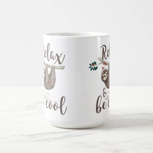 Ontspan en wees koel koffiemok (Center)