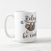 Ontspan en wees koel koffiemok (Links)