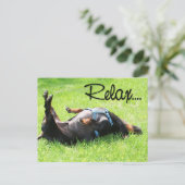 Ontspan en word gezond - Teckel - Hoover Briefkaart (Staand voorkant)