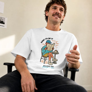 Ontspan Even – Lezen & Koffie T-shirt