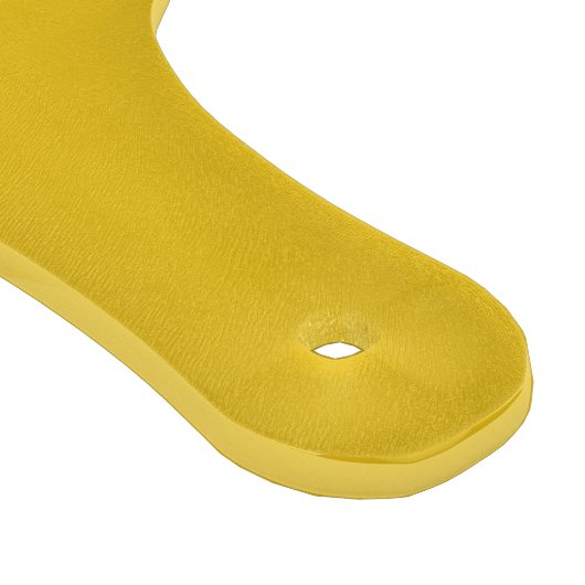 Ontspan - Gele Funky Grappige Giraffe Snijplank (Hoek)