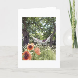 ONTSPAN, GENIET EN GENIET VAN JE VERJAARDAG KAART