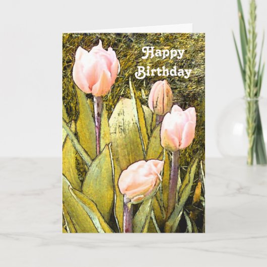 Ontspan, geniet van, vier jaar Kaart (Voorkant)