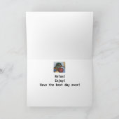 Ontspan Geniet van Wishes Wood Duck Fathers Day Ar Kaart (Binnen)