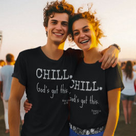 Ontspan - God heeft dit onder controle Schrift Rom T-shirt