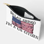 Ontspan Gringo Ik Ben Een Amerikaans Burger Etui (Open)