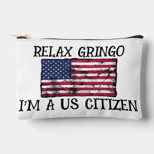 Ontspan Gringo Ik Ben Een Amerikaans Burger Etui (Voorkant)