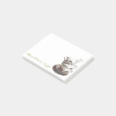 "Ontspan & heb een Cuppa" Post het Notities Post-it® Notes (Schuin)