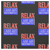 ontspan hem gevaccineerd vaccin grappig stof (Swatch)