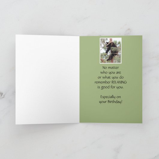 Ontspan het is Uw Verjaardag dragen voor Grote Kaart (Binnen)