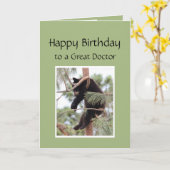 Ontspan het is Uw Verjaardag dragen voor Grote Kaart (Gele Bloem)