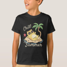 Ontspan Het Is Zomer Retro Strand Design