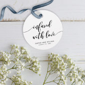 Ontspan het Manuscript dat met de Weddenschap van Bedankjes Labels