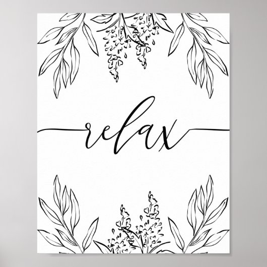 Ontspan het poster van het de muurkunst van de Bat (Voorkant)