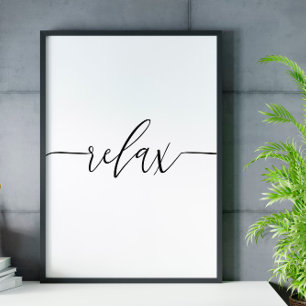 Ontspan het poster van het de muurkunst van de Bat