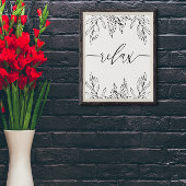 Ontspan het poster van het de muurkunst van de Bat