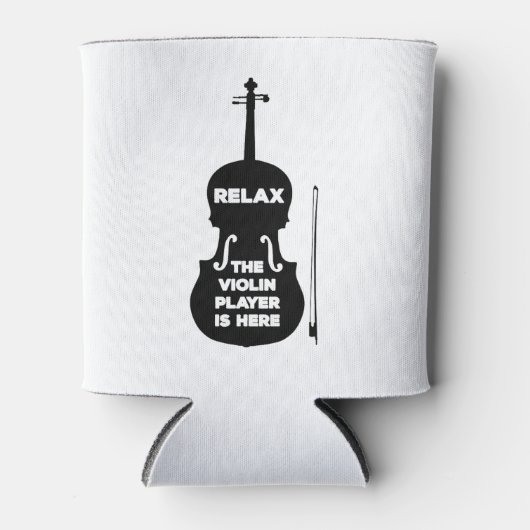 Ontspan hier de Violin Player Blikjeskoeler (Voorkant)