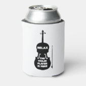 Ontspan hier de Violin Player Blikjeskoeler (Blikje Achterkant)