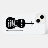 Ontspan hier de Violin Player Case-Mate iPhone Case (Achterkant (horizontaal))