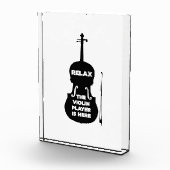 Ontspan hier de Violin Player Fotoblokken (Rechts)
